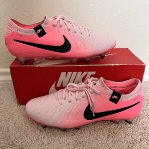 Nike Legend 10 Elite SG Pro ACC Size 8.5 Pink FN7277-601 Soccer Cleats New